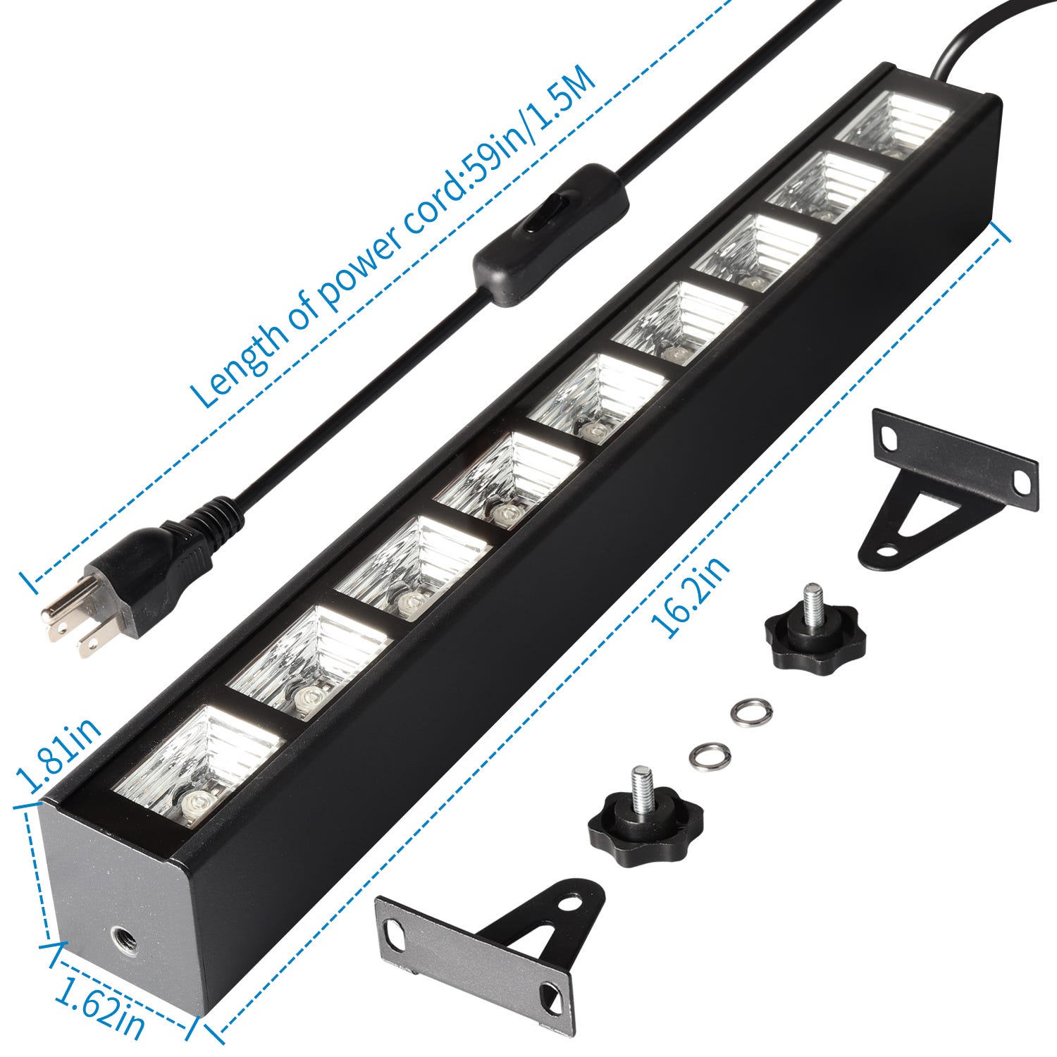 Kurt Adler 16.2-Inch UV LED Black Light